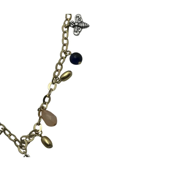 1380 Chicos Gold Tone Charm Necklace - Picture 3 of 5